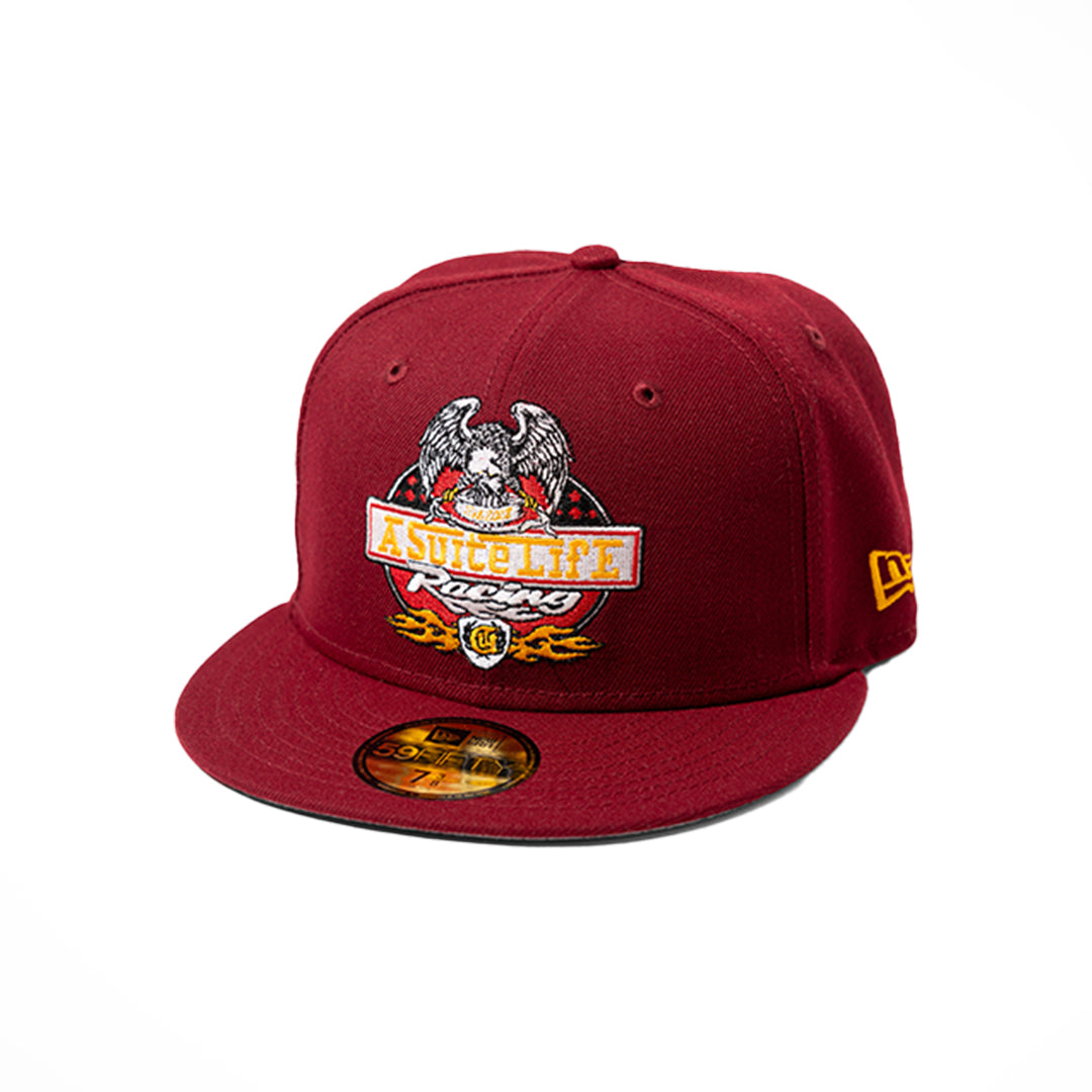 GRATITUDE CHAMPIONS New Era Fitted Hat - Burgundy