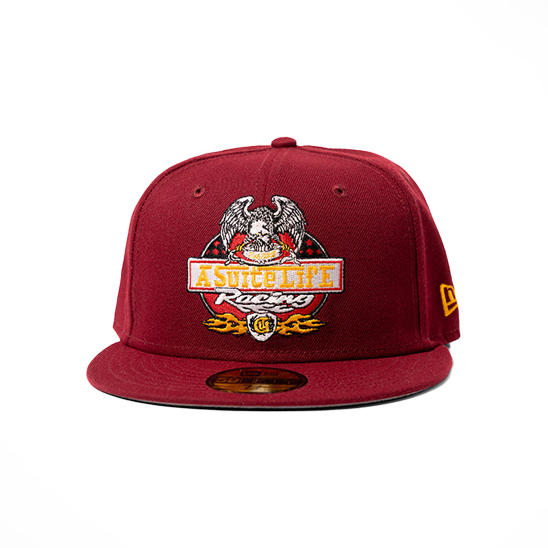 GRATITUDE CHAMPIONS New Era Fitted Hat - Burgundy