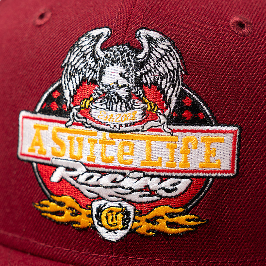 GRATITUDE CHAMPIONS New Era Fitted Hat - Burgundy